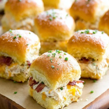 Chicken Bacon Ranch Pull Apart Rolls served on a platter