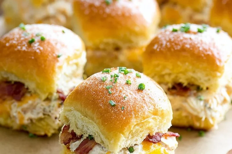 Chicken Bacon Ranch Pull Apart Rolls served on a platter