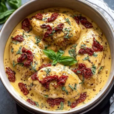 Crockpot Marry Me Chicken in a creamy sauce served on a plate