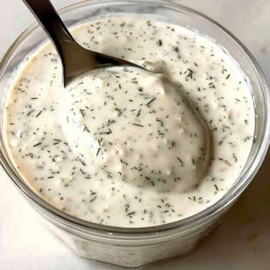 Creamy Homemade Ranch Dressing made with fresh herbs and spices