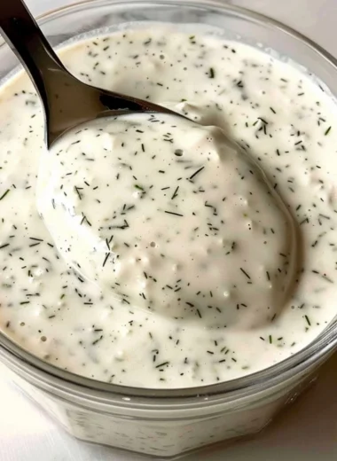 Creamy Homemade Ranch Dressing made with fresh herbs and spices