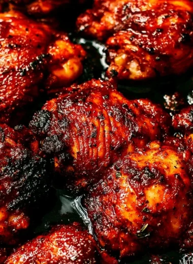 30-minute oven-baked boneless skinless chicken thighs ready to serve