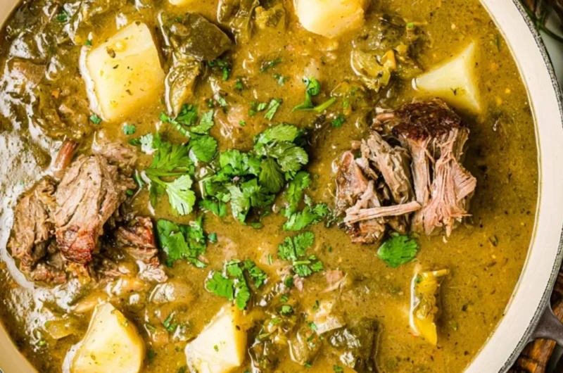 Delicious Caldillo dish served with fresh ingredients and rich flavors.