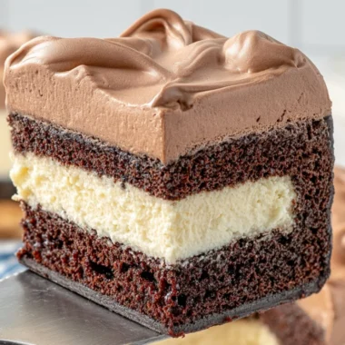 Slice of Italian Love Cake with rich layers and frosting
