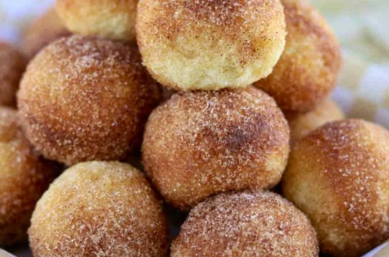 Cozy sourdough doughnuts made from sourdough discard, fluffy and sweet.