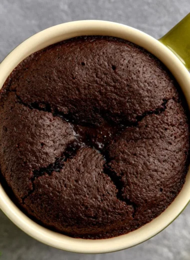 Delicious homemade lava cake ready to serve from Insta Cook with Mama