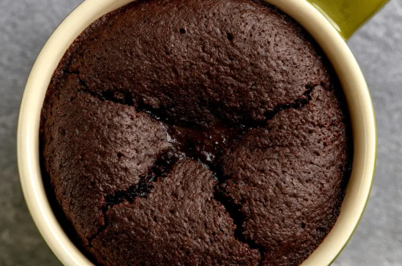 Delicious homemade lava cake ready to serve from Insta Cook with Mama