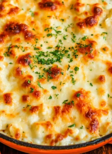 Creamy artichoke dip served with crispy tortilla chips